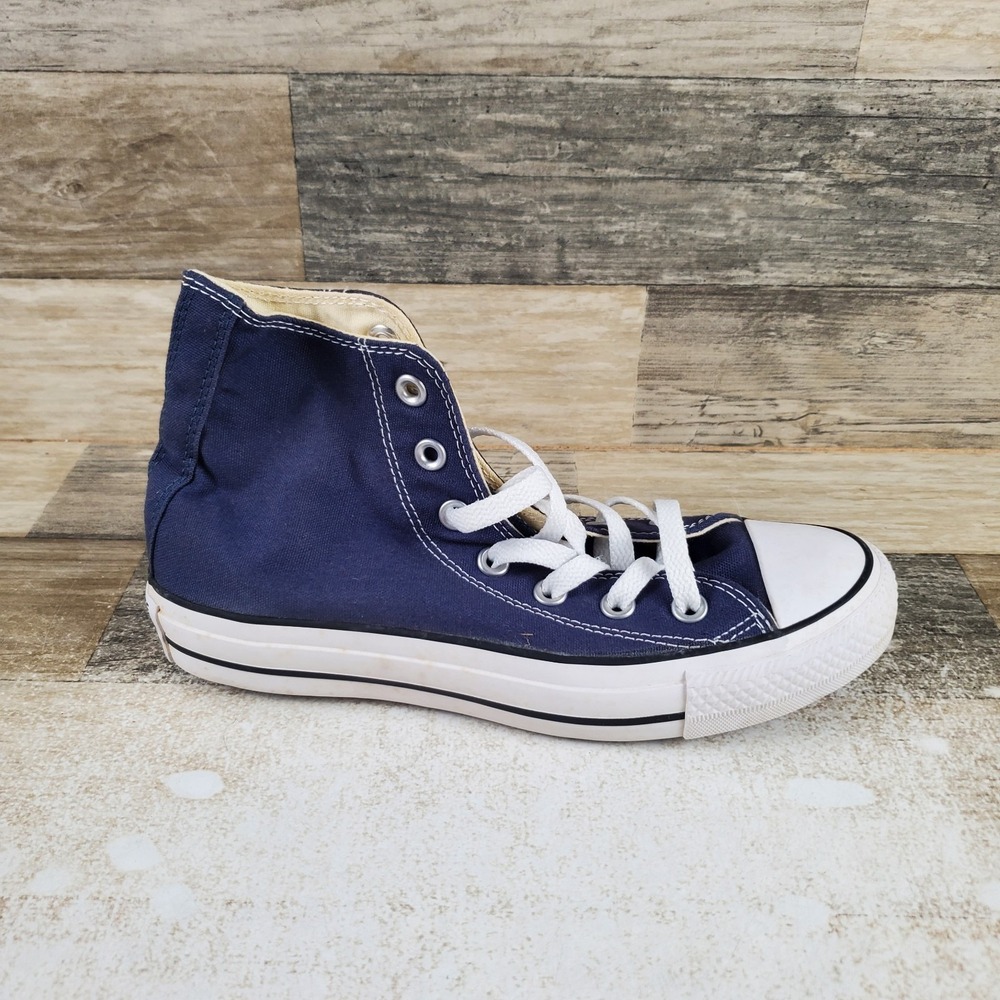 Converse Chuck Taylor All Star High-Top Womens Shoes Sz 6.5 Navy Blue Sneakers